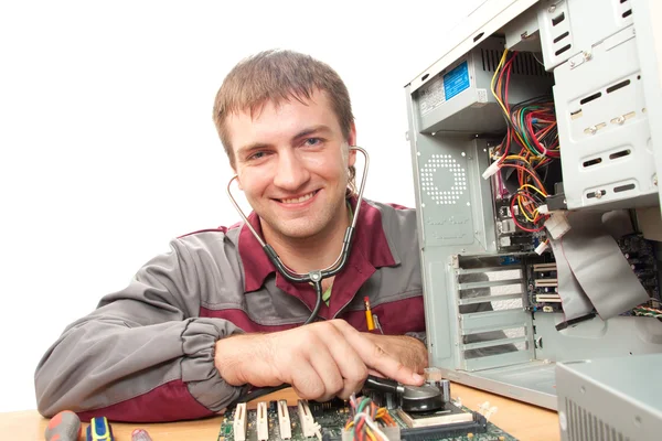 Computer support engineer — Stock Photo, Image