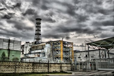 Chernobyl power station clipart