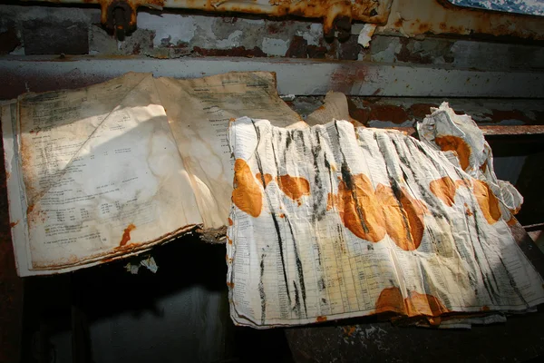 Old sailing books — Stock Photo, Image