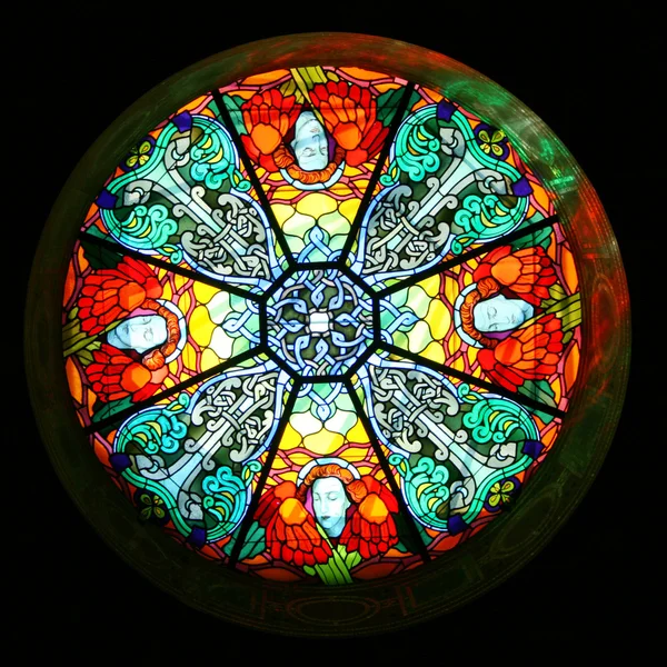 Cupola di vetro colorato — Foto Stock