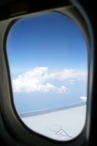 Airplane porthole — Stock Photo, Image