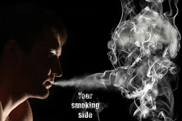 喫煙者と死 — ストック写真