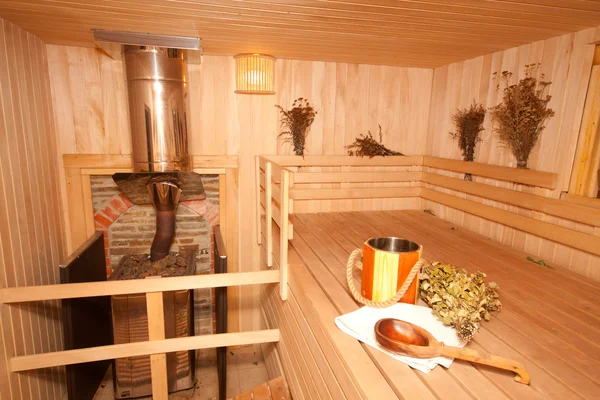 Sauna finlandese — Foto Stock