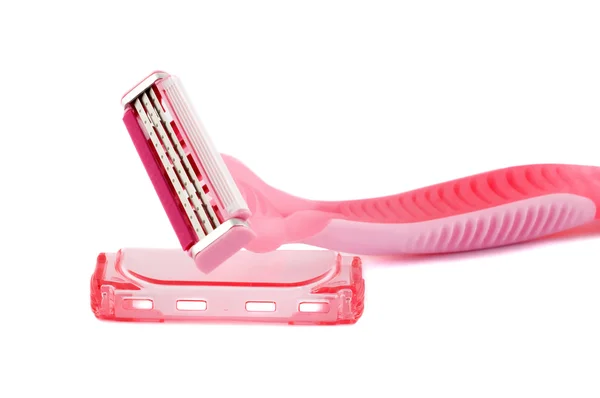 Rosa máquina de afeitar dama —  Fotos de Stock
