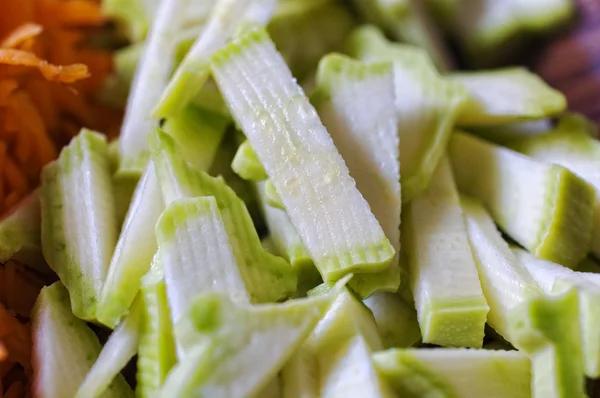 Sliced zucchini — Stock Photo, Image
