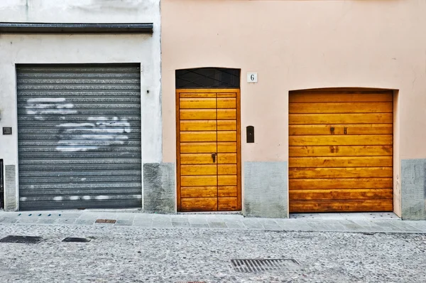 Három ajtó — Stock Fotó