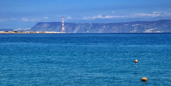 View of the Strait of Messina — Zdjęcie stockowe