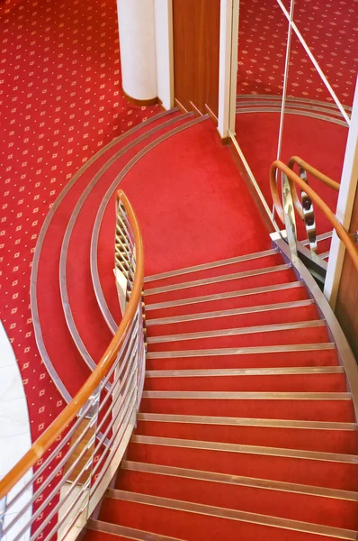 stock image Cruise ship interior stairs