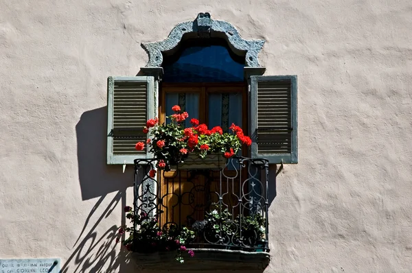 Italienska fönster — Stockfoto
