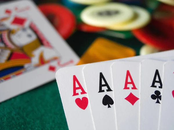 stock image Four aces
