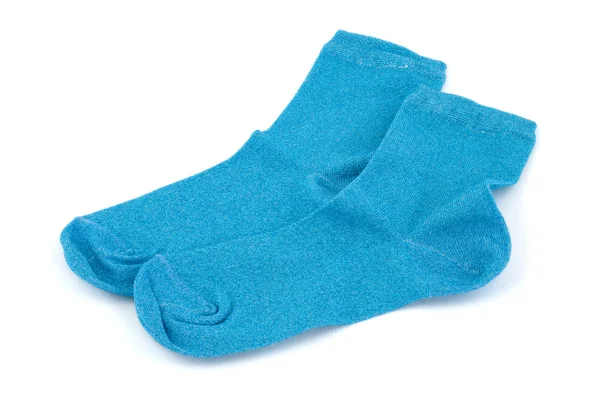 Blue socks — Stock Photo, Image