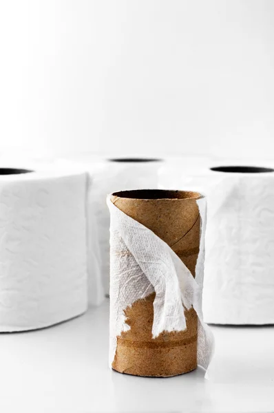 Tuvalet kağıdı rulosu — Stok fotoğraf