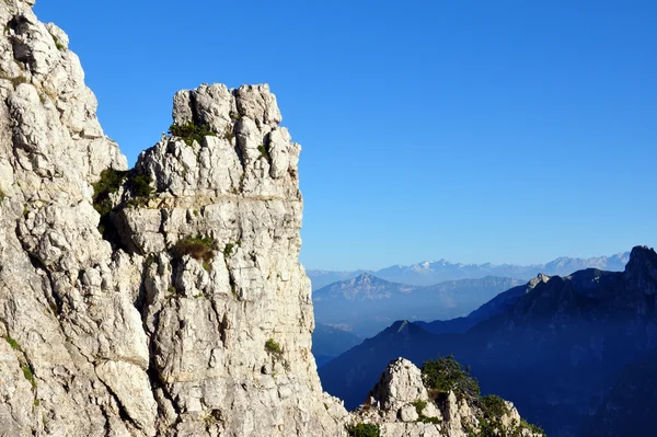 Uma montanha de pico Dolomit — Fotografia de Stock