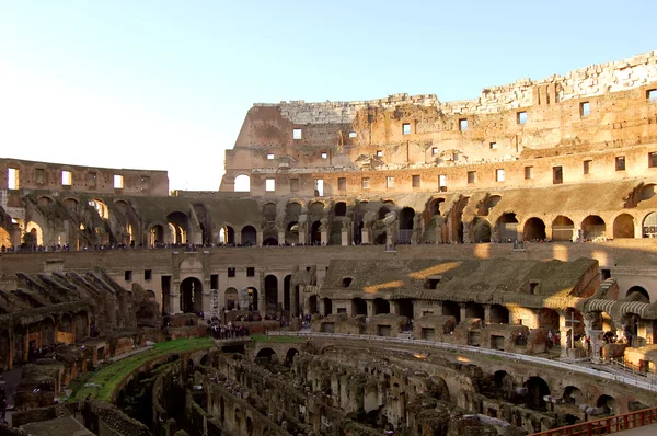 Koloseum Řím, Itálie interiér — Stock fotografie