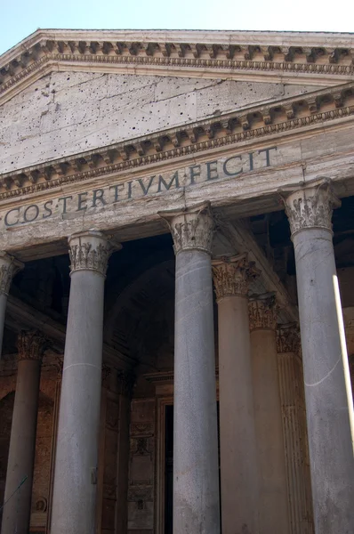 Pantheon, Řím detail — Stock fotografie