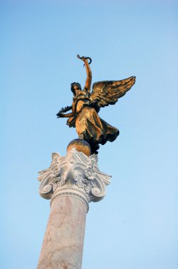 Peace's angel statue, Rome clipart