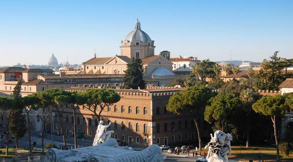 Πανοραμική θέα της Ρώμης, Ιταλία — Φωτογραφία Αρχείου