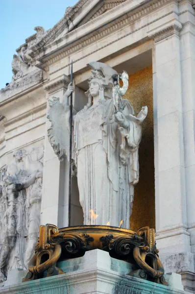 Victor emmanuel monument, Rom detalj — Stockfoto