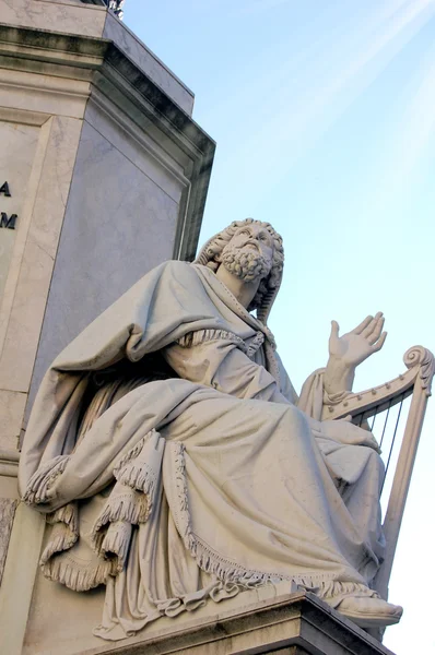 Marmurowy posąg, Rzym — Zdjęcie stockowe