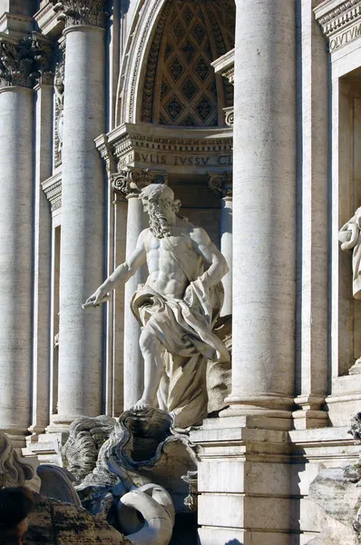 Di Fontana di Trevi, Rom detalj — Stockfoto