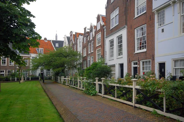 Casas en Amsterdam, Países Bajos — Foto de Stock