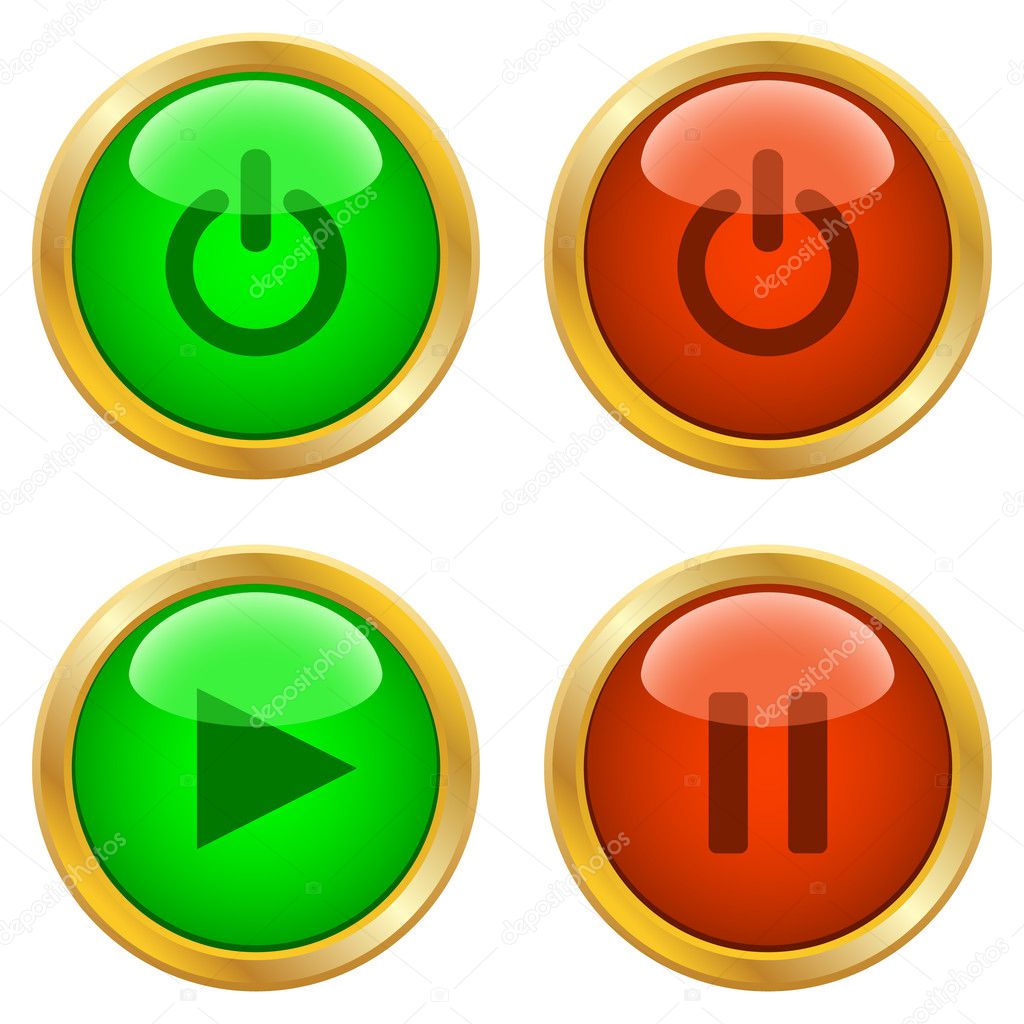 Ring buttons for web