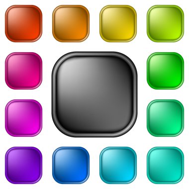 Buttons set clipart