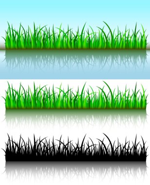 Grass brushes clipart