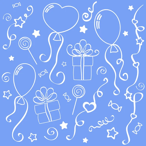 Holiday texture (blue) — Stock Vector