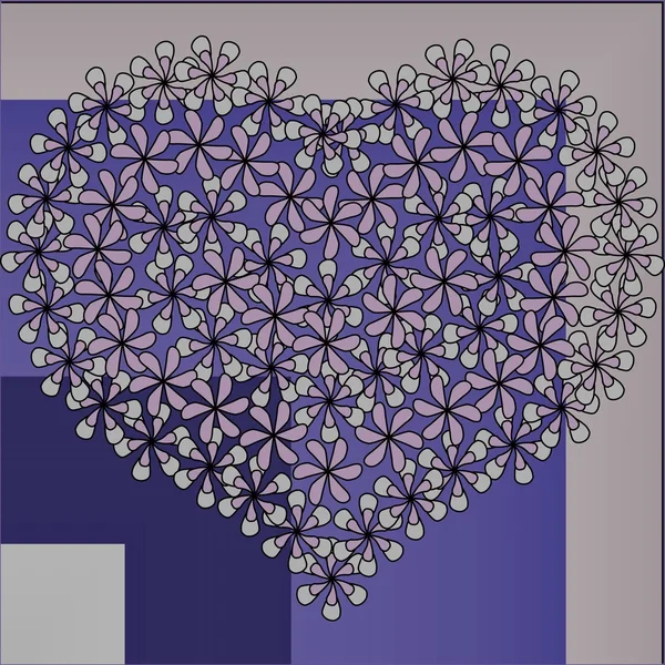 หัวใจวาเลนไทน์ — ภาพเวกเตอร์สต็อก