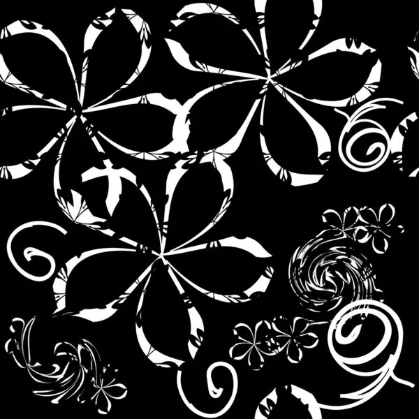 Абстрактный цветочный узор — стоковый вектор