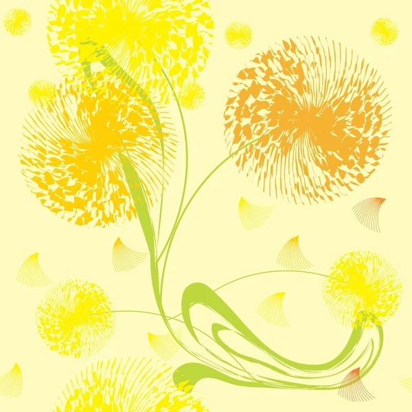 Fleurs d'art — Image vectorielle