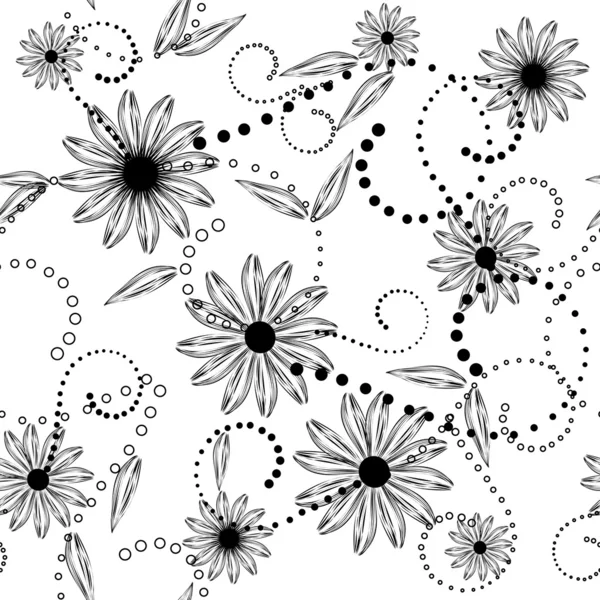 Abstract floral pattern — Stock Vector