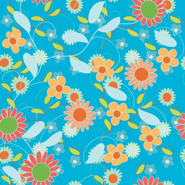 Motif floral abstrait — Image vectorielle