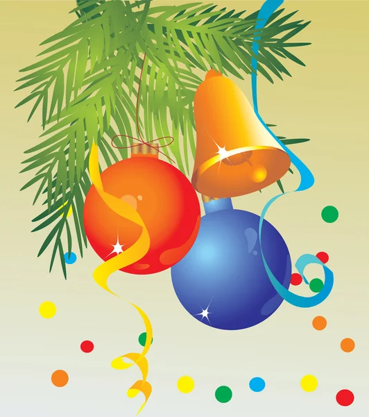Bright celebratory ornaments — Stock Vector