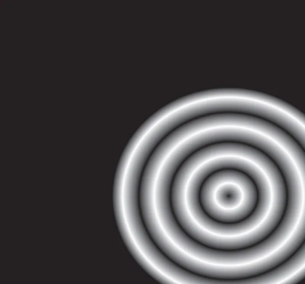 Металлические круги на черном — стоковый вектор