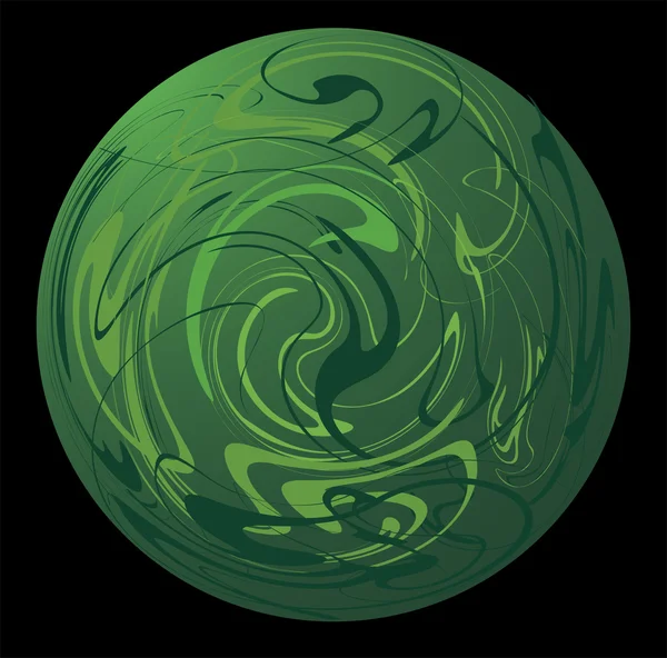 Tourbillon modichesky d'une sphère 1 — Image vectorielle