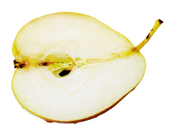 Pear half — Stock Photo, Image