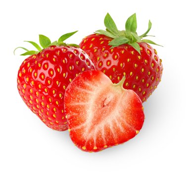 Beautiful strawberries clipart
