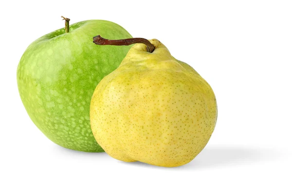 Μήλο και αχλάδι — Φωτογραφία Αρχείου