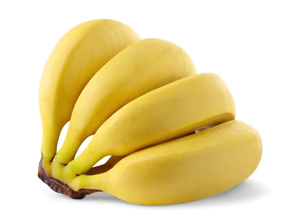Банани ізольовані — стокове фото