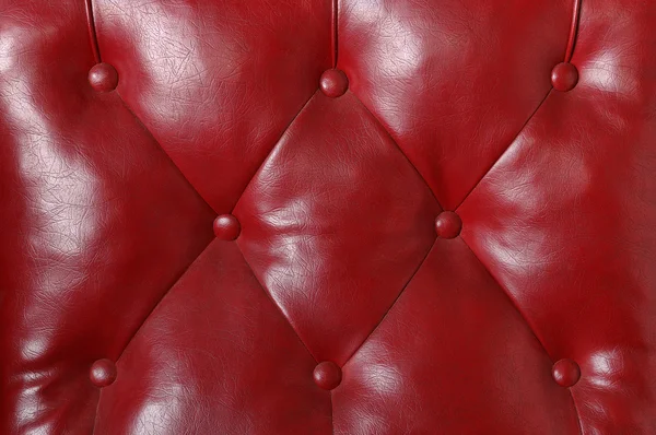 Red leather texture — Stock Photo, Image