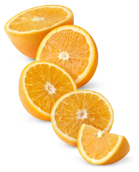 Segmenten van sinaasappelen — Stockfoto