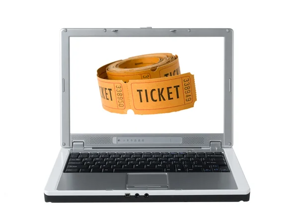 Tickets online — Stockfoto