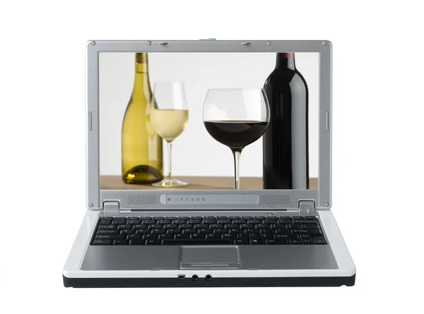 Wine online — Stock Photo, Image