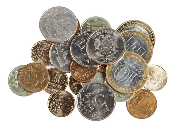 Montón de las monedas — Foto de Stock