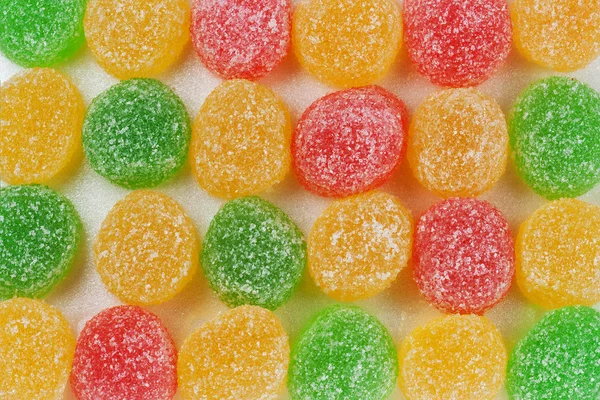 Fruit in sugar — Stock Photo, Image