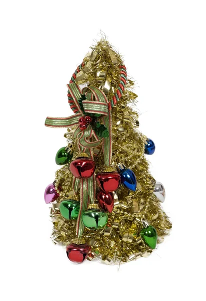 Kerstboom en klokken — Stockfoto