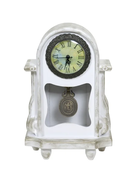 Mantel Whitewashed Reloj —  Fotos de Stock