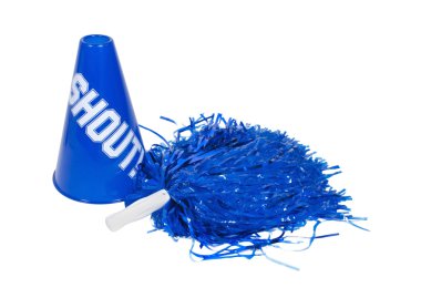 Pom Pom and Megaphone clipart